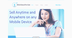 Desktop Screenshot of mobileauthorize.com