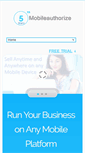 Mobile Screenshot of mobileauthorize.com